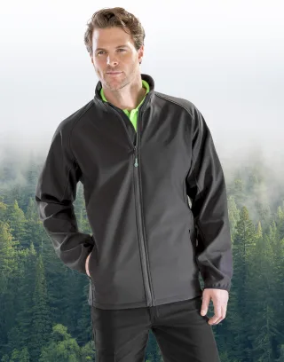 Printable Softshell Jacket Zwart