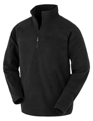 Recycled Microfleece Top Zwart