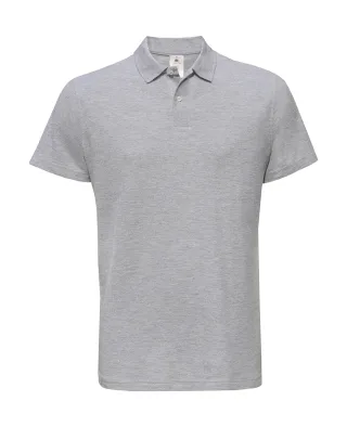 ID.001 Piqué Polo Shirt Heather Grey