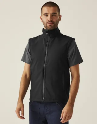 Ablaze Printable Softshell Bodywarmer Zwart